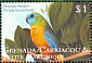 Turquoise Parrot Neophema pulchella  2000 Parrots and Parakeets Sheet