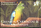 Red-rumped Parrot Psephotus haematonotus  2000 Parrots and Parakeets Sheet