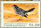 Red-legged Thrush Turdus plumbeus  2000 Birds of the Caribbean Sheet