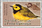 Hooded Warbler Setophaga citrina  2007 Birds Sheet