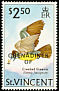 Yellow-bellied Elaenia Elaenia flavogaster  1974 Overprint GRENADINES OF on St Vincent 1970.01 