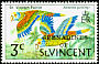 St. Vincent Amazon Amazona guildingii  1974 Overprint GRENADINES OF on St Vincent 1970.01 