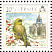 European Greenfinch Chloris chloris  1990 Christmas Sheet