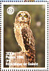 Short-eared Owl Asio flammeus  1998 Animals, World jamboree Chile 1999, Rotary, Lions Sheet
