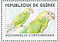 Brown-headed Parrot Poicephalus cryptoxanthus  2001 Parrots Sheet with surrounds