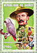 Grey Parrot Psittacus erithacus  2001 Scouts, butterflies and birds 6v sheet