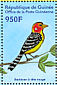 Red-and-yellow Barbet Trachyphonus erythrocephalus  2001 Philanippon 01 Sheet