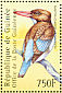 Chocolate-backed Kingfisher Halcyon badia  2001 Philanippon 01 Sheet