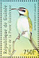 White-throated Bee-eater Merops albicollis  2001 Philanippon 01 Sheet