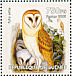 Western Barn Owl Tyto alba  2002 Owls Sheet