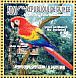 Scarlet Macaw Ara macao  2010 Tourism 6v sheet