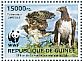 Martial Eagle Polemaetus bellicosus  2013 WWF Sheet with 2 sets