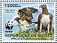 Martial Eagle Polemaetus bellicosus  2013 WWF Sheet with 4 sets