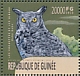 Eurasian Eagle-Owl Bubo bubo  2013 Owls Sheet