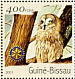 Short-eared Owl Asio flammeus  2001 Owls, Rotary Sheet