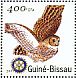 Brown Wood Owl Strix leptogrammica  2001 Owls, Rotary Sheet
