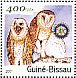 Eastern Grass Owl Tyto longimembris  2001 Owls, Rotary Sheet