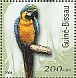 Blue-and-yellow Macaw Ara ararauna  2001 Parrots Sheet
