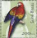 Scarlet Macaw Ara macao  2001 Parrots Sheet