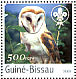 Western Barn Owl Tyto alba  2003 Owls, Jambore Tailandia 2003 Sheet