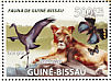 Common Crane Grus grus  2008 Lions and birds Sheet