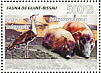 Great Indian Bustard Ardeotis nigriceps  2008 Boars and birds Sheet