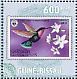 Purple-throated Carib Eulampis jugularis  2010 Stamps on stamps 5v ark