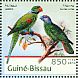 Seychelles Parakeet Psittacula wardi â€   2012 Extinct parrots Sheet