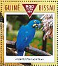 Hyacinth Macaw Anodorhynchus hyacinthinus  2015 Birds in danger of extinction Sheet