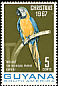 Blue-and-yellow Macaw Ara ararauna  1967 Christmas 