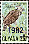 Harpy Eagle Harpia harpyja  1985 Overprint J.J.Audubon on 1982.03 