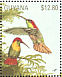 Ruby-topaz Hummingbird Chrysolampis mosquitus  1990 Tropical birds of Guyana Sheet