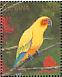 Sun Parakeet Aratinga solstitialis  1990 Rare and endangered birds of South America Sheet