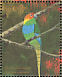 Ochre-marked Parakeet Pyrrhura cruentata  1990 Rare and endangered birds of South America Sheet