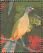 Rufous-bellied Chachalaca Ortalis wagleri  1990 Rare and endangered birds of South America Sheet