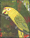 Yellow-faced Parrot Alipiopsitta xanthops  1990 Rare and endangered birds of South America Sheet
