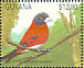 Red Siskin Spinus cucullatus  1990 Rare and endangered wildlife of South America 20v sheet