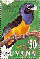 Green-backed Trogon Trogon viridis  1993 Birds of Guyana Sheet