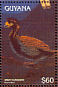 Great Curassow Crax rubra  1996 Birds Sheet