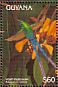 Violet-tailed Sylph Aglaiocercus coelestis  1996 Birds Sheet