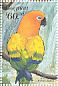Sun Parakeet Aratinga solstitialis  1999 Parrots of Central America Sheet