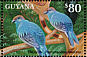 Resplendent Quetzal Pharomachrus mocinno  2001 Animals of tropical rainforests 8v sheet