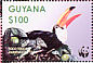 Toco Toucan Ramphastos toco  2003 WWF Sheet or strip