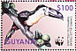 Channel-billed Toucan Ramphastos vitellinus  2003 WWF Sheet or strip