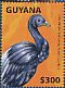 Grey-winged Trumpeter Psophia crepitans  2014 Animals of South America 4v sheet