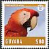 Scarlet Macaw Ara macao  2014 Animals and birds 20v set
