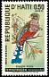 Hispaniolan Trogon Priotelus roseigaster  1969 Overprint APOLLO XI on 1969.01 