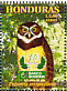 Spectacled Owl Pulsatrix perspicillata  1999 Birds of Honduras in danger of extinction Sheet