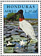 Jabiru Jabiru mycteria  1999 Birds of Honduras in danger of extinction Sheet
