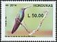 Honduran Emerald Amazilia luciae  2014 Conservation of life in forests 8v set